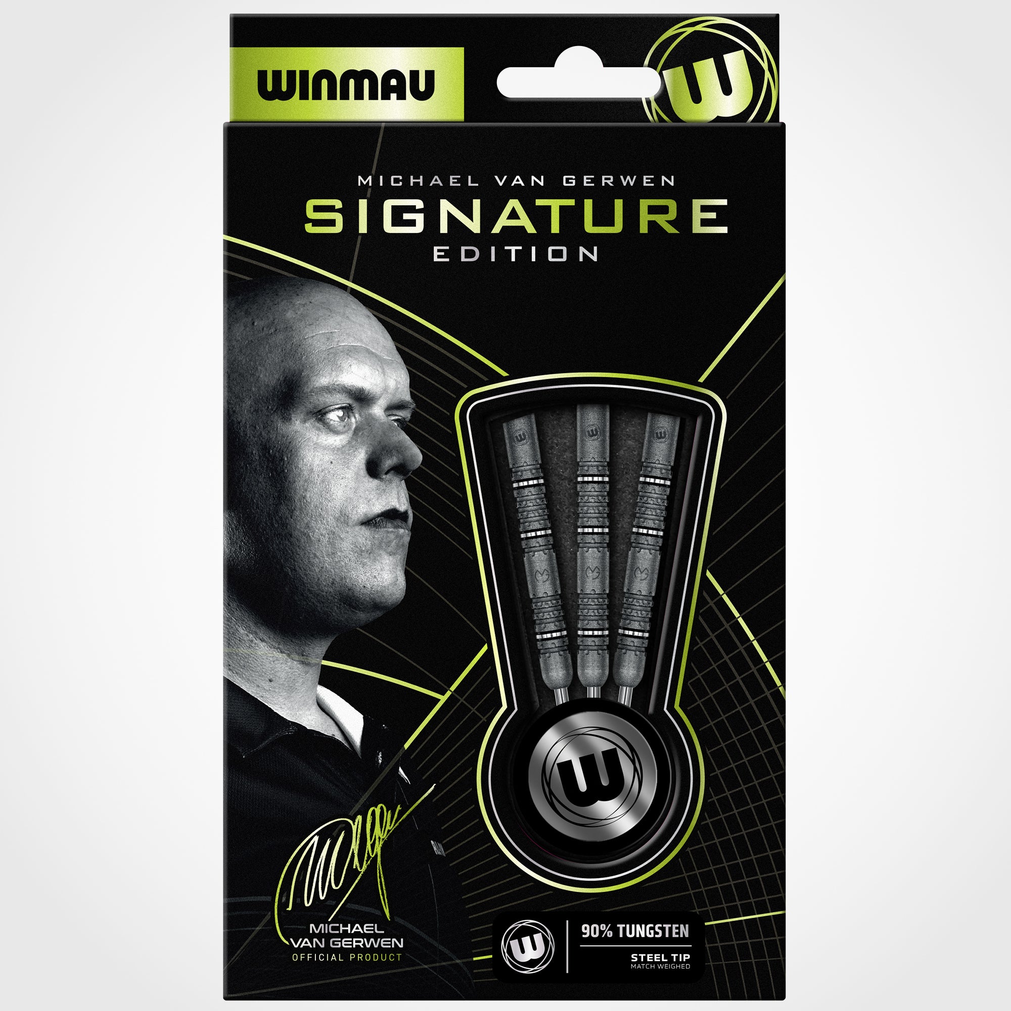 Étui de Fléchettes - Winmau - MVG Design Sport Edition - Noir - Vert - 6 tiges i Étui de Fléchettes - Winmau - MVG Design Sport Edition - Noir - Vert - 6 tiges i