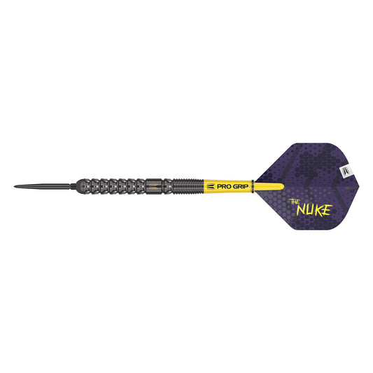 Luke Littler G1 SP 90% Tungsten darts with multi-grip barrel and black PVD coating
