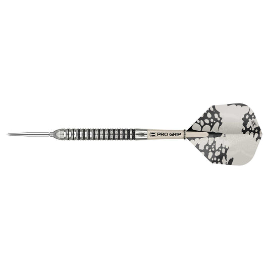 EXO SP 90% Tungsten darts set with radial-grooved grip, Swiss Point Technology, and Pro Ultra flights
