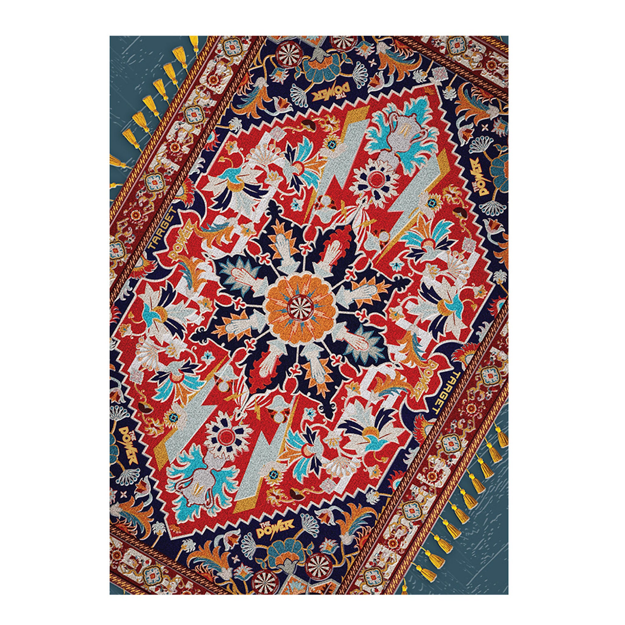 Colorful patterned rug with intricate designs on a white background Power 9Five GX2 SP 95% Tungsten packaging Colorful patterned rug with intricate designs on a white background Power 9Five GX2 SP 95% Tungsten packaging