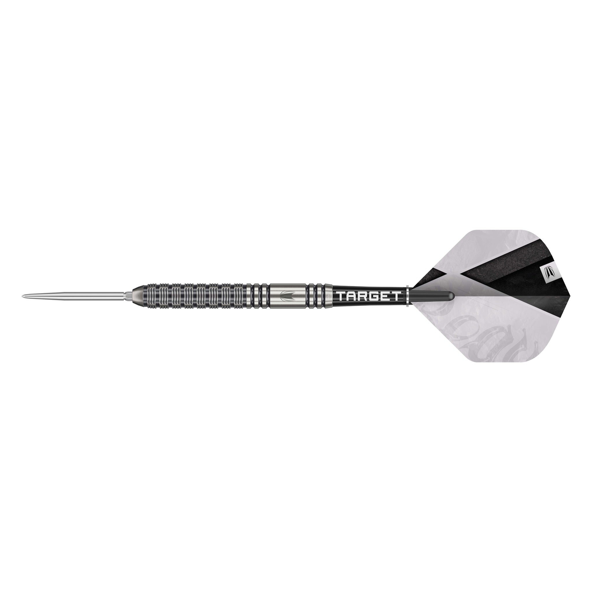 Beau Greaves G1 SP 90%Tungsten Dart with a black and white target design on a white background Beau Greaves G1 SP 90%Tungsten Dart with a black and white target design on a white background