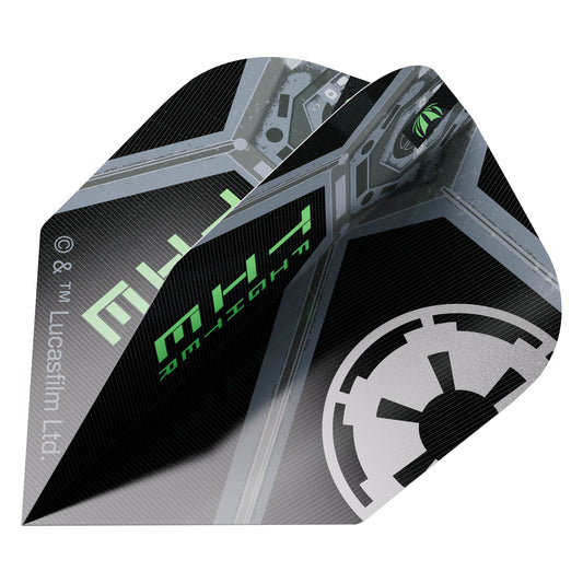 Dart flight with Star Wars design featuring the Empire logo and text.