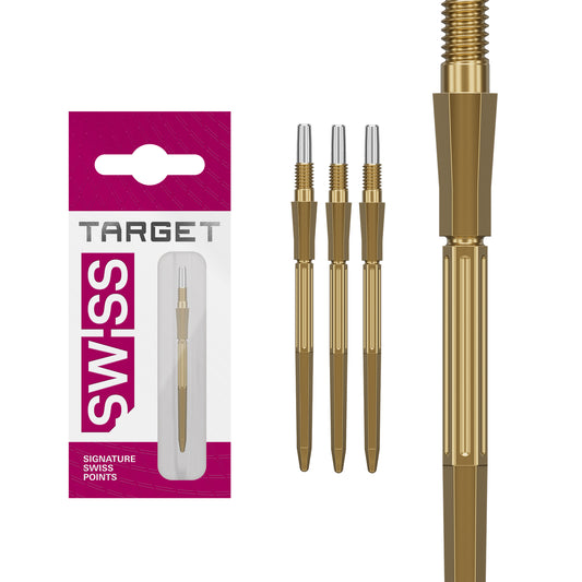 Swiss Elysian Archetype 43 Gold Points with packaging labeled 'Target Swiss' on a white background