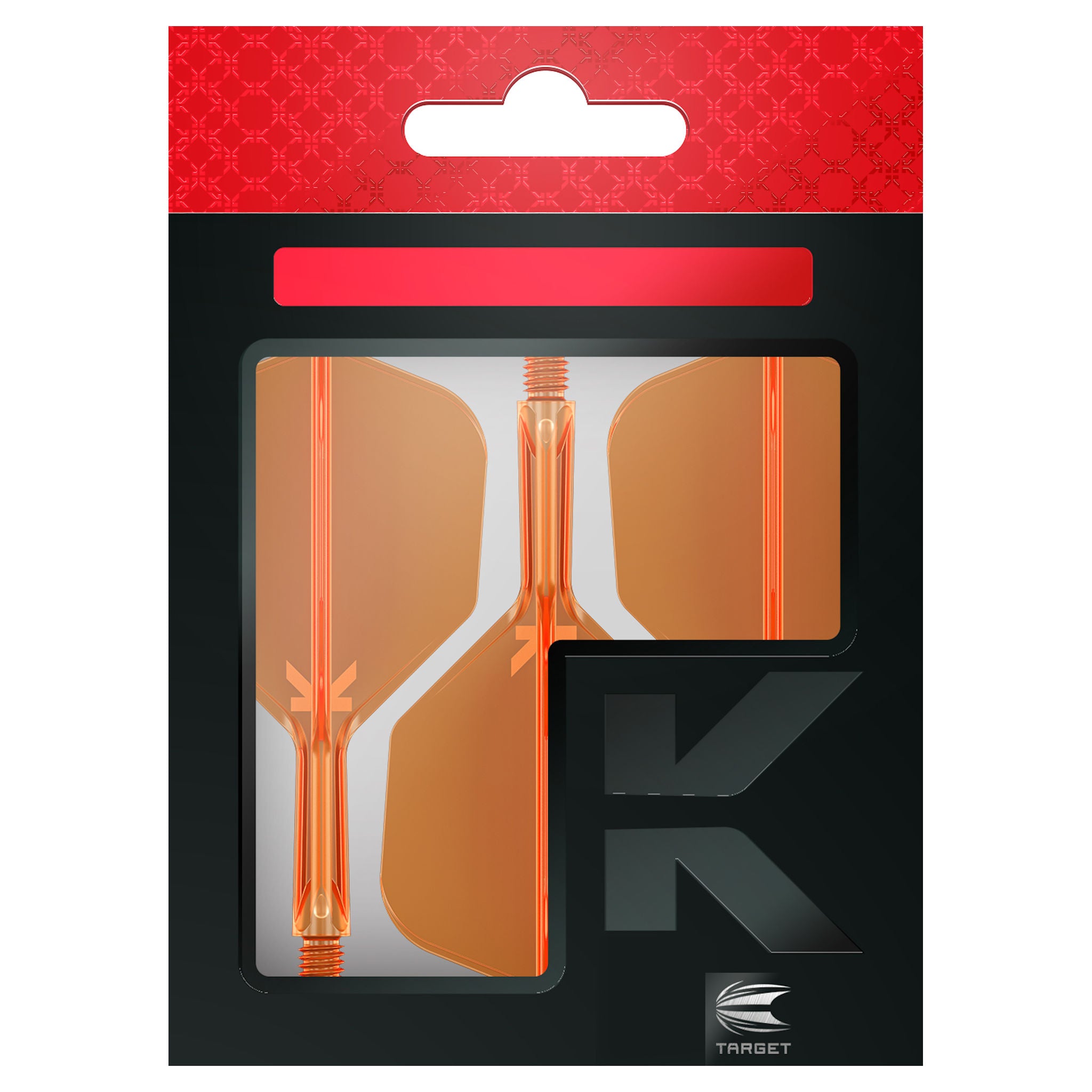 K-Flex Shape No.6 Flight & Shaft Orange packaging K-Flex Shape No.6 Flight & Shaft Orange packaging
