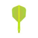 K-Flex Shape No.6 Flight & Shaft Yellow short K-Flex Shape No.6 Flight & Shaft Yellow short