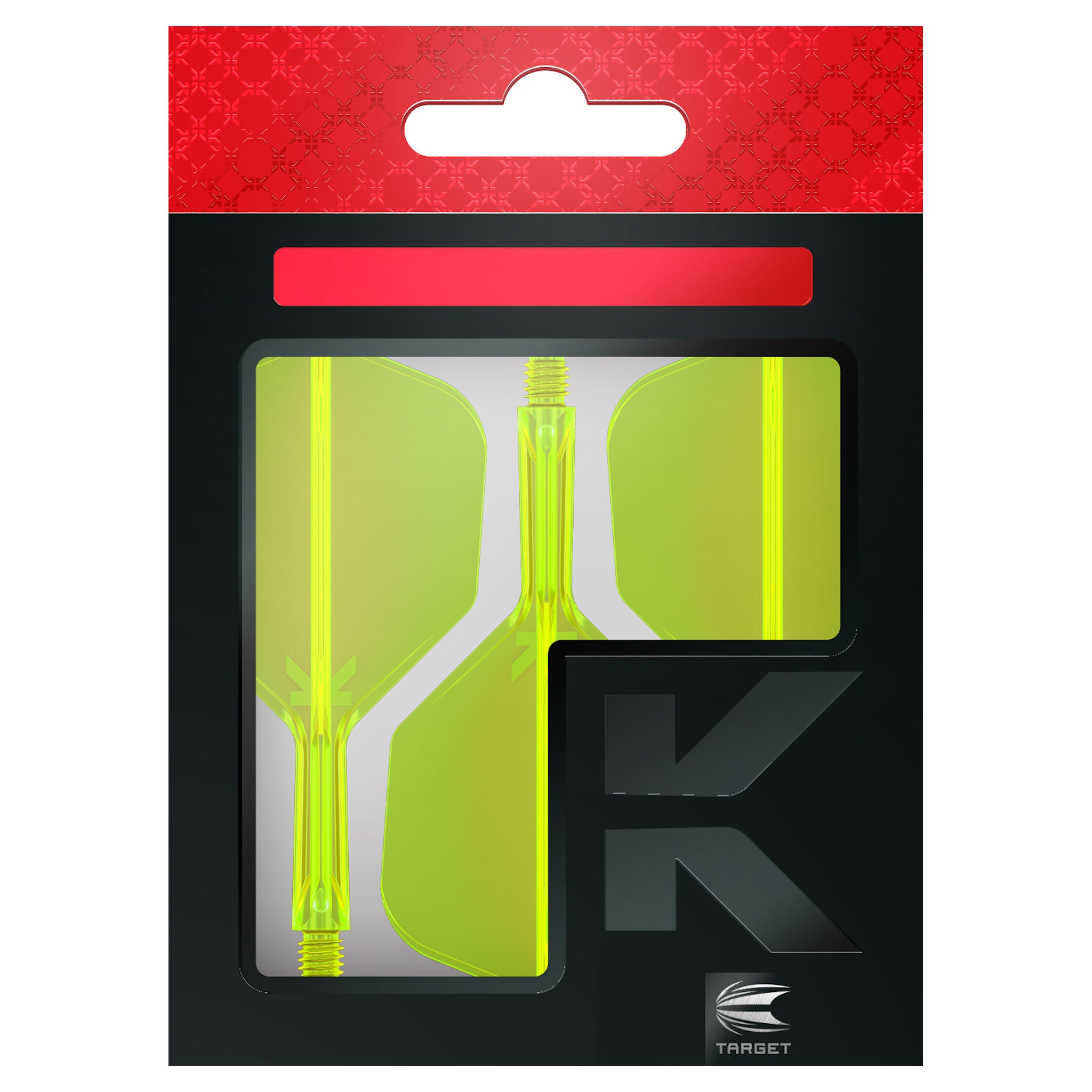 K-Flex Shape No.6 Flight & Shaft Yellow packaging K-Flex Shape No.6 Flight & Shaft Yellow packaging