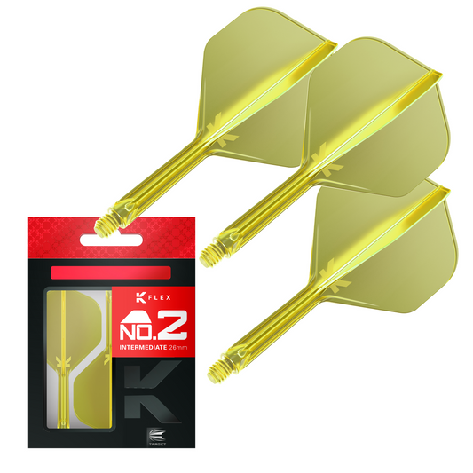 K-Flex Shape No.2 Flight & Shaft Yellow
