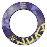 Purple and yellow target with 'NUK' branding on a white background Purple and yellow target with 'NUK' branding on a white background