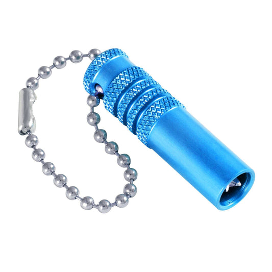 Blue Target Broken Shaft Extractor Tool with keychain for removing broken shafts from barrels