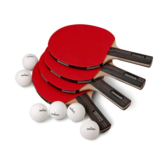 4 Player Brunswick Table Tennis Set open