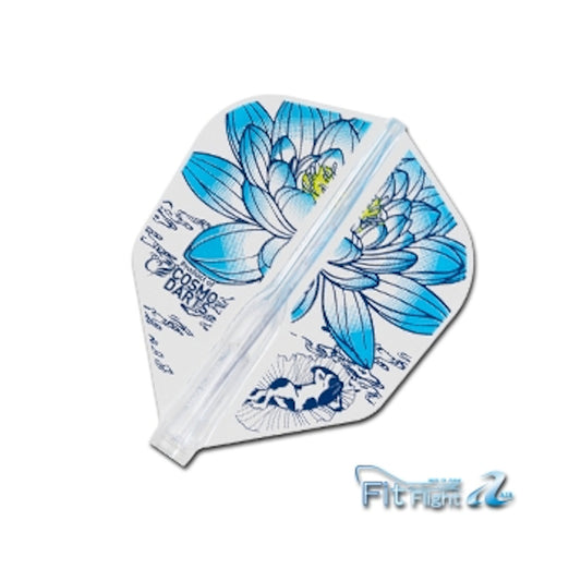 Ren Kamata 2 Air Standard Fit Flight with blue floral design on a white background