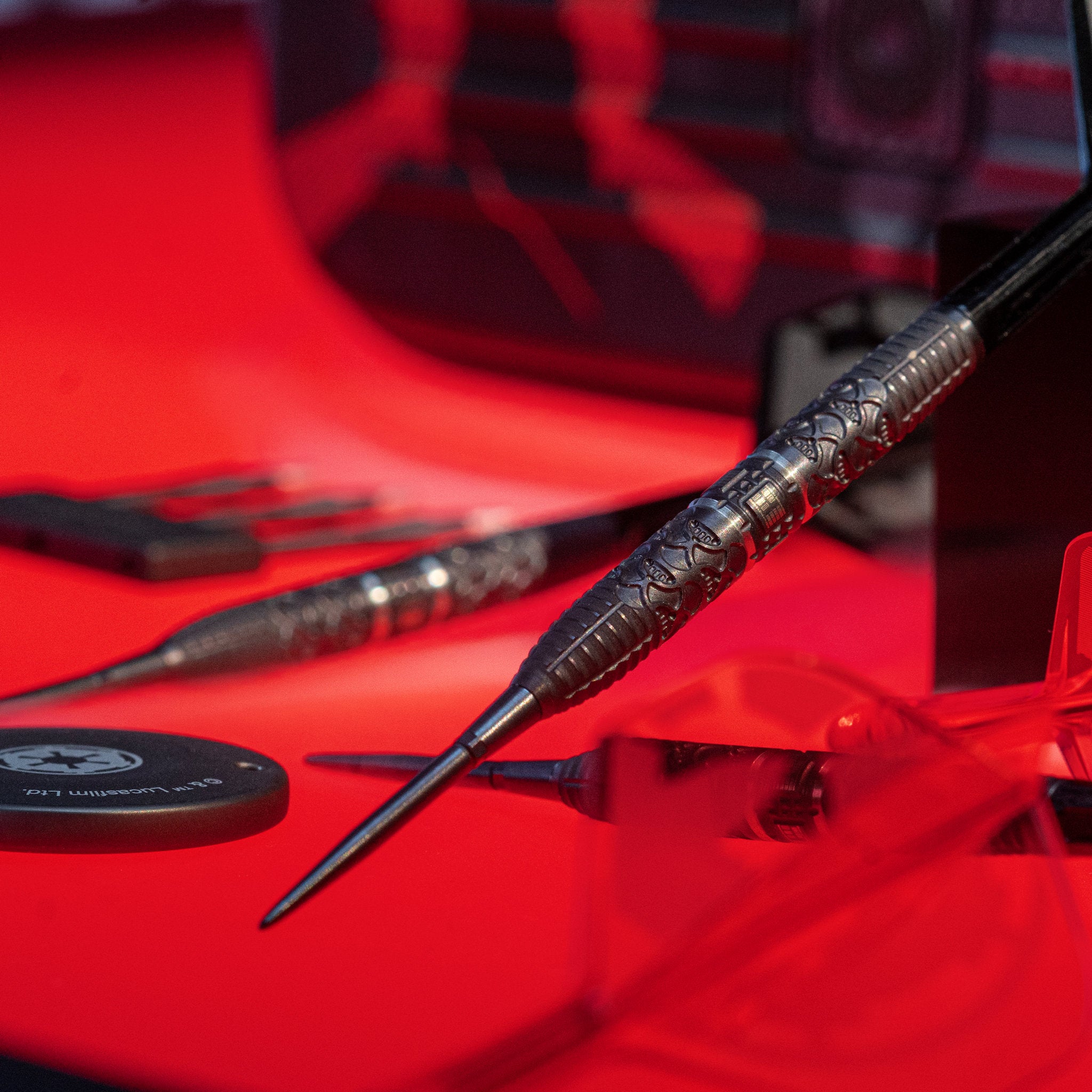 STAR WARS™ Darth Vader 95% SP Darts close up of barrel STAR WARS™ Darth Vader 95% SP Darts close up of barrel