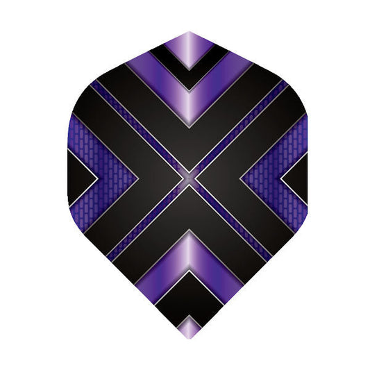 BD X Factor Flights set of 3 durable 100 micron standard size British Darts flights