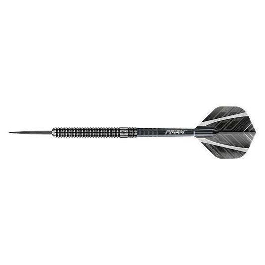 Blackout 90 Tungsten dart with precision-engineered barrel and black prism flights