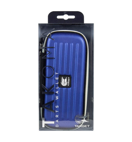 Takoma Wallet blue darts case with EVA protection and velvet interior for safe dart storage