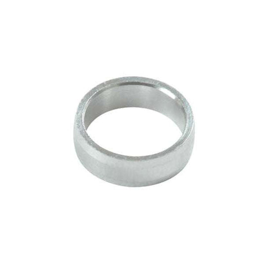 Target Slot Lock Ring for securing flights to dart shafts, metal ring close-up