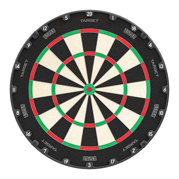 Target Aspar Dartboard with vibrant colors, modern design, and enhanced wire system for professional play Target Aspar Dartboard with vibrant colors, modern design, and enhanced wire system for professional play
