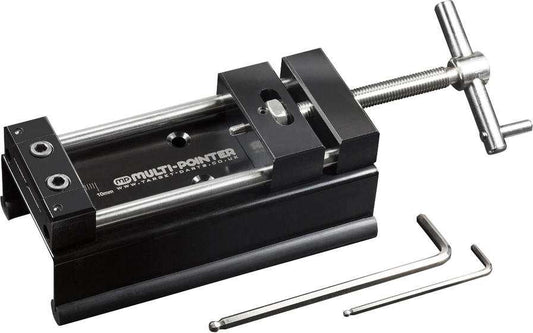 Compact Target Multi Pointer tool with precise clamp system and laser-etched measurement guide for steel point removal