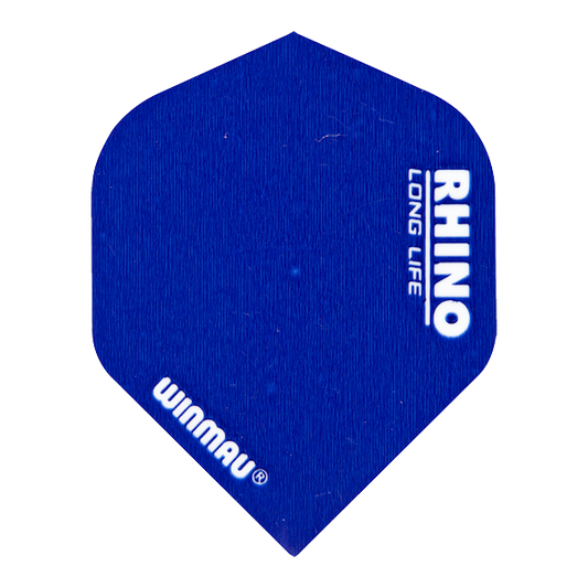 Blue Rhino Flights dart flight with extra thick 100 micron durability and Winmau branding