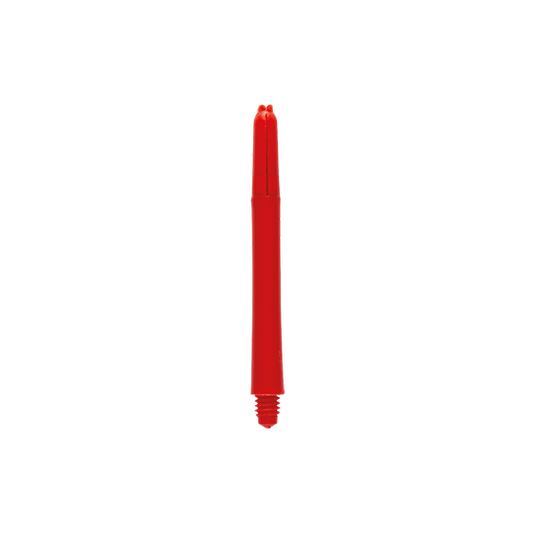 Red nylon shaft made from flexible and tough multi-material polymer