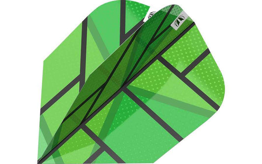 Green Vision Ultra Flights size No. 6 made of 100 micron, 3 flights per set