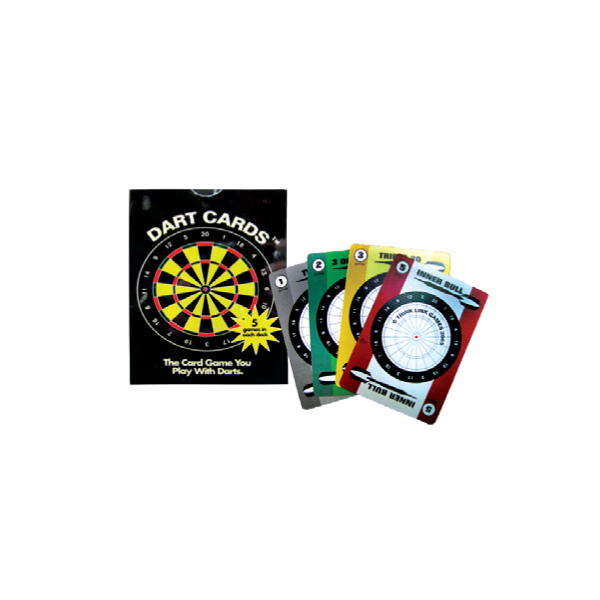 Dart Cards game set with colorful dartboard-themed cards for dart practice and new game variations Dart Cards game set with colorful dartboard-themed cards for dart practice and new game variations