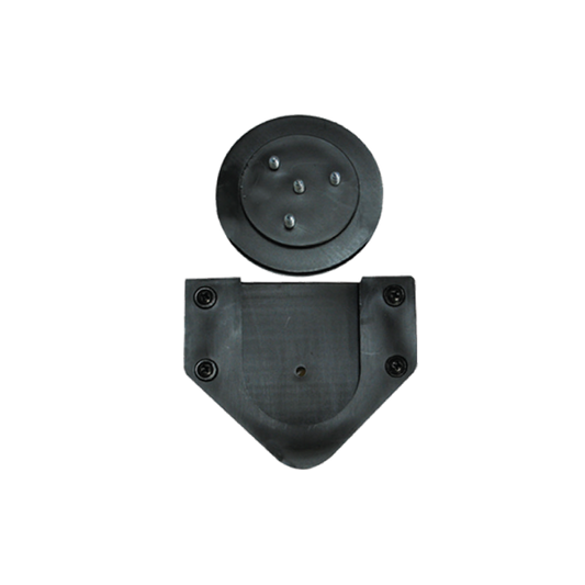 Black heavy-duty plastic Dartboard Deluxe Bracket for easy installation of bristle dartboards