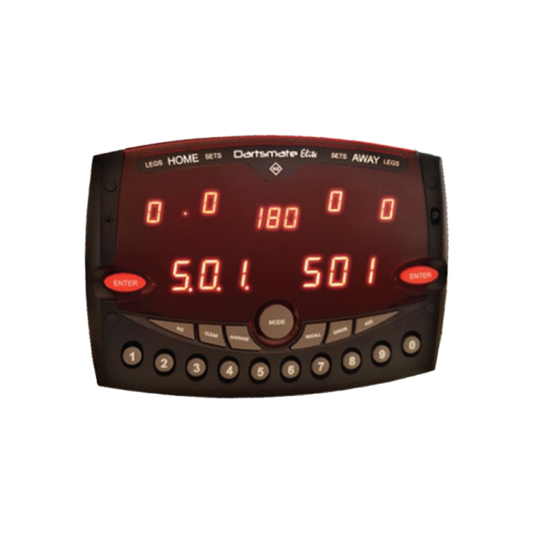 Dartsmate Elite electronic dart scorer with digital display and keypad for accurate game scoring