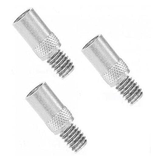 Silver 2BA threaded Dart Add a Gram Weights, pack of three, each adds 1 gram to darts