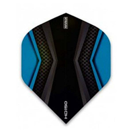 Pentathlon HD150 Flights black and blue dart flights made of 150 micron heavy duty material