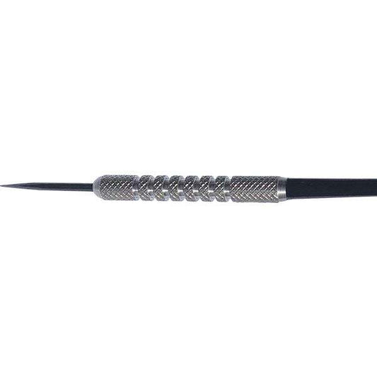 NHL 80% tungsten dart with textured barrel and black shaft