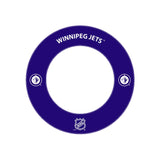 NHL® Dartboard Surround with Winnipeg Jets logo to protect dartboard area from stray darts NHL® Dartboard Surround with Winnipeg Jets logo to protect dartboard area from stray darts