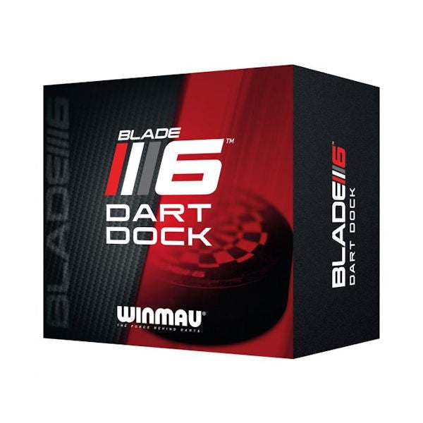 Winmau Blade 6 Dart Dock miniature dartboard style dart holder packaging box Winmau Blade 6 Dart Dock miniature dartboard style dart holder packaging box
