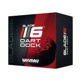 Winmau Blade 6 Dart Dock miniature dartboard style dart holder packaging box Winmau Blade 6 Dart Dock miniature dartboard style dart holder packaging box