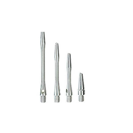 Datashaft Shafts silver alloy dart shafts with 2BA thread and cross-hole locking for firm attachment