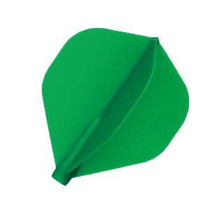 Green Fit Flight dart flight with durable molded design and standard size
