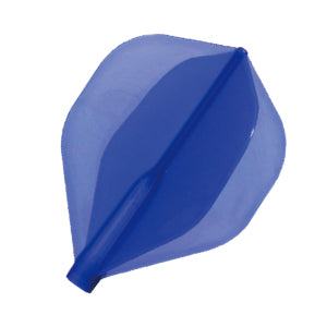 Blue Cosmo Fit Flight Air- Standard dart flight, 35% thinner and lighter, durable and flexible, pack of 3