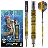 Peter Wright Double W/C SE Gold Plus close up Peter Wright Double W/C SE Gold Plus close up