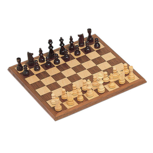 Classic Chess Set 12" by WE showing the board and chess pieces