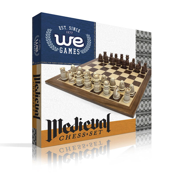 15" Medieval Chess Set by WE packaging