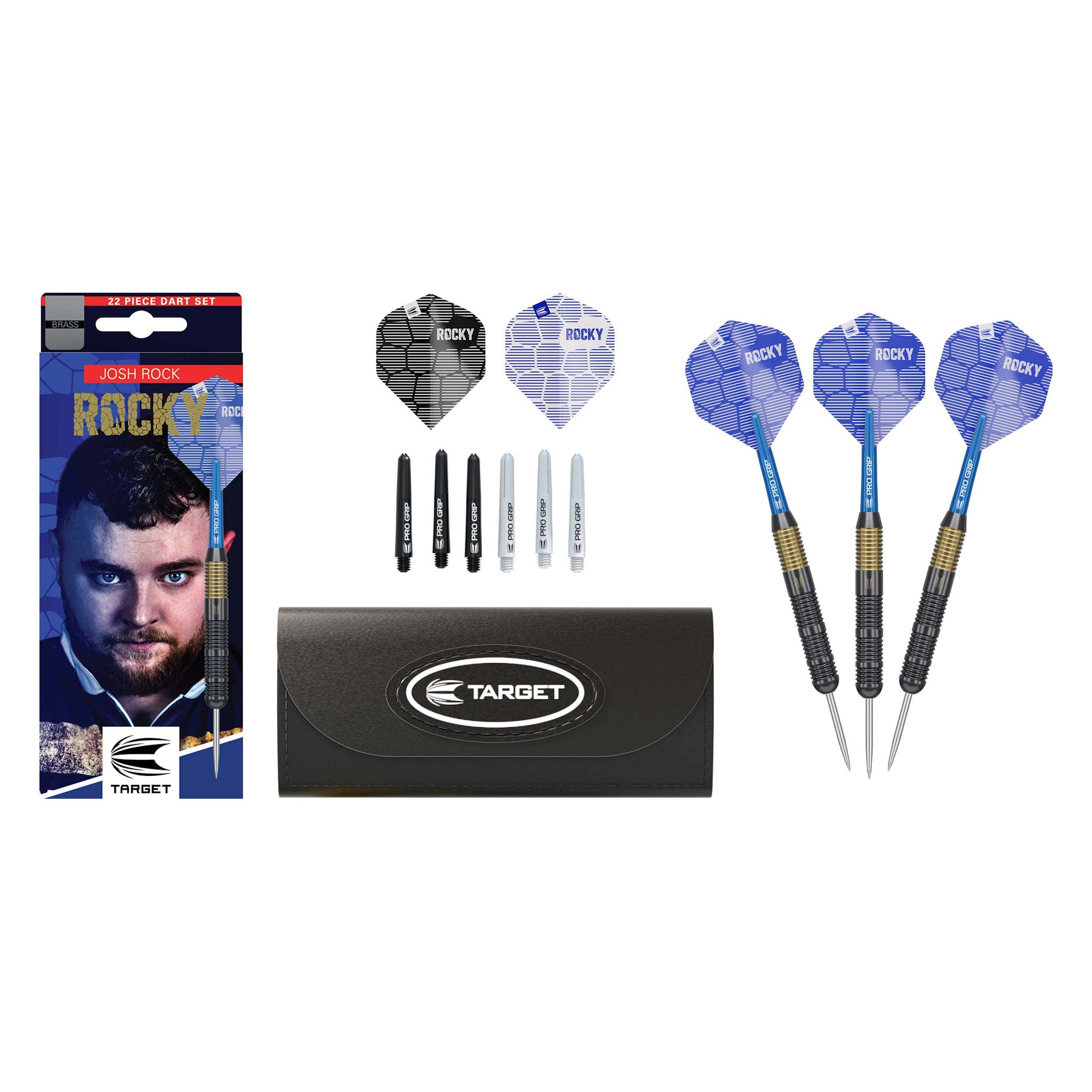 Josh Rock Brass Steel Starter Set – British Darts