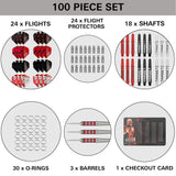 Stephen Bunting 100 piece Brass Steel Starter Set 100 piece set breakdown
