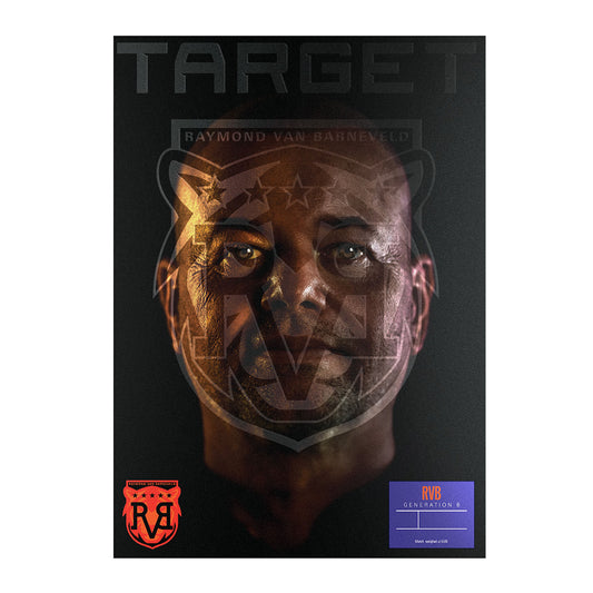 RVB G6 SP 95% Tungsten Book cover with a stylized face design and text on a black background