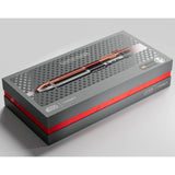 Star Wars lightsaber dart in a branded box on a gray background