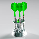 STAR WARS™ Luke Skywalker Lightsaber First Edition 95% SP Darts in the display stand with grey background