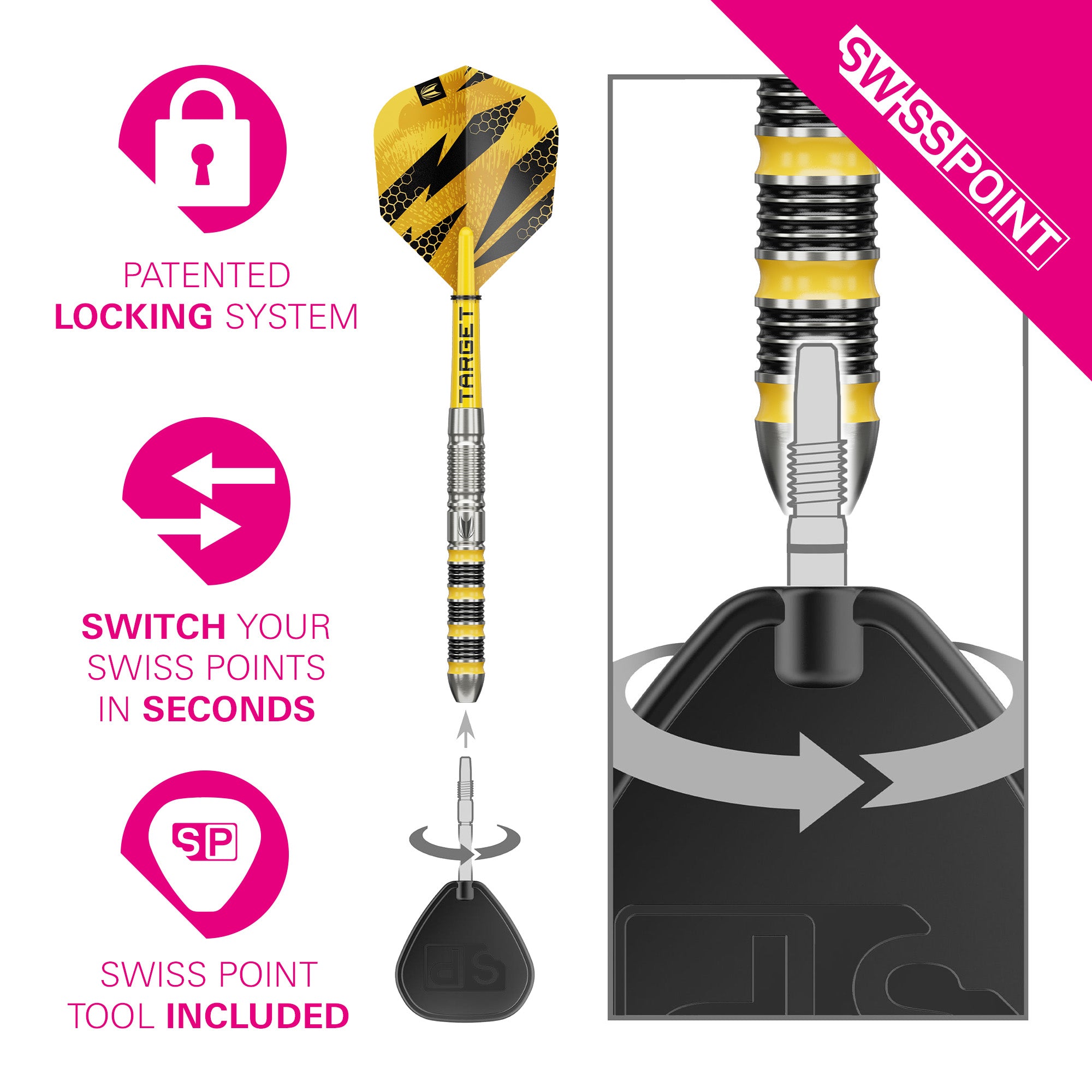Buzz 90% SP Tungsten Darts