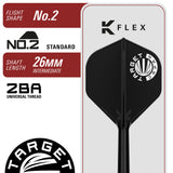 Paul Lim G10 SP 90% Tungsten darts specs of the No. 2 K-Flex