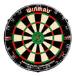 Dartboard with Winmau branding on a white background