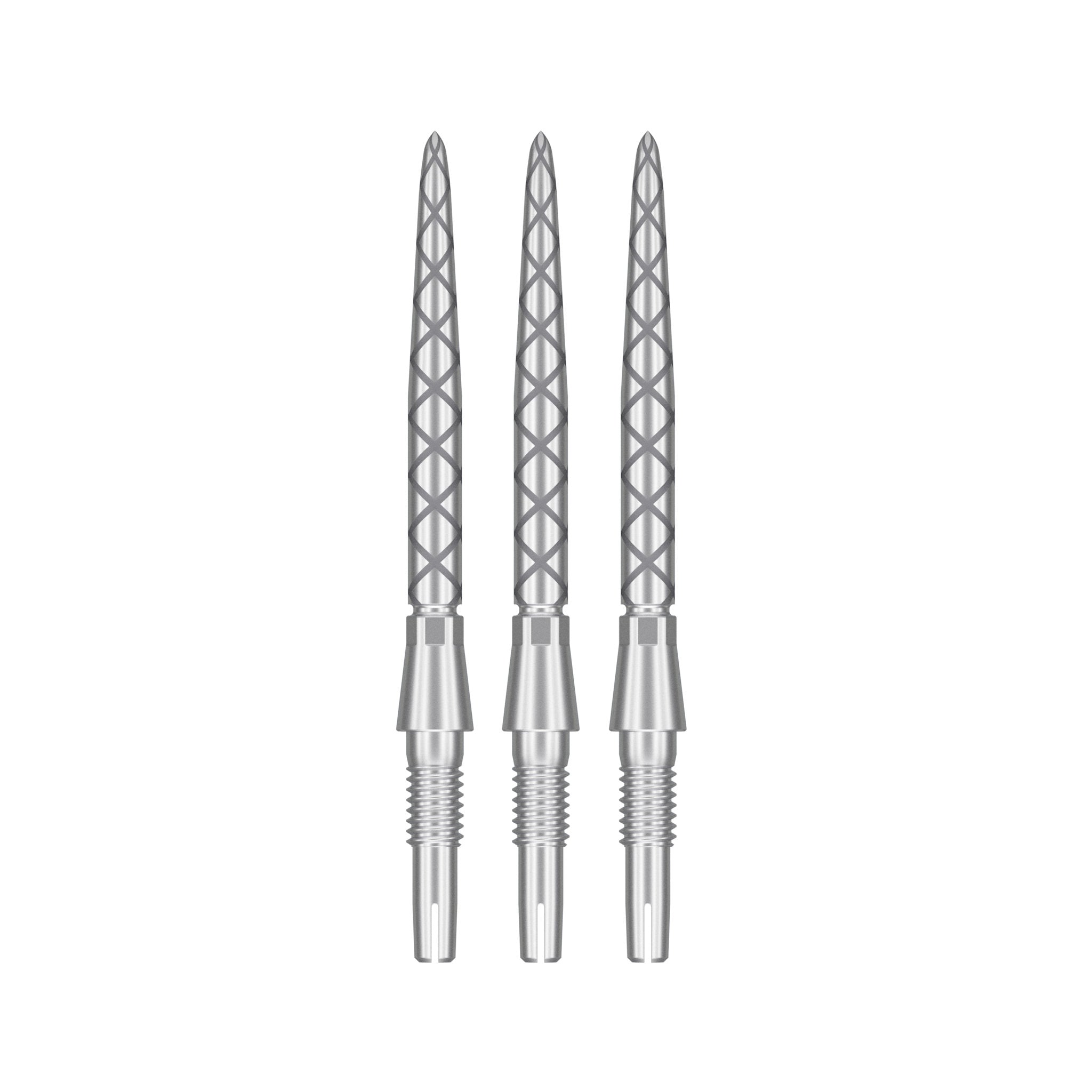 Swiss Storm Diamond Pro Points showing silver diamond-milled points