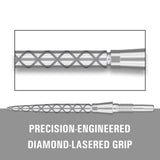 Swiss Storm Diamond Pro Points showing silver diamond-milled point